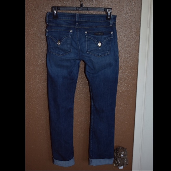 Hudson Bacara Crop Straight Cuffed Jeans - Picture 3 of 6